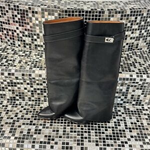 Givenchy Black Leather Boots